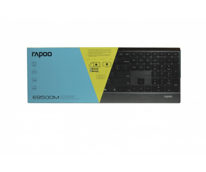 Klawiatura RAPOO Klawiatura bezprzewodowa MULTI-MODE E9500M czarna